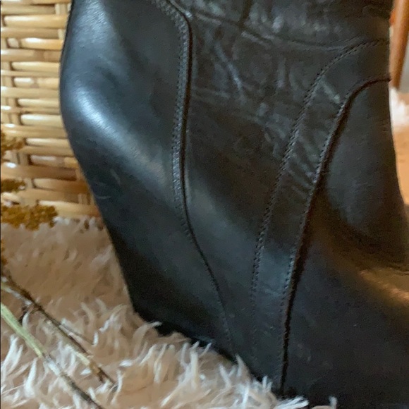 Rick Owens wedge platform bootie - Picture 6 of 8